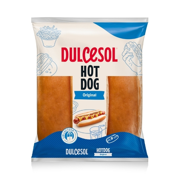 Pains hot-dog Dulcesol – pack de 6 (330 g)