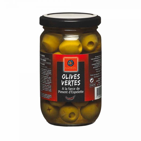 olives verte piment
