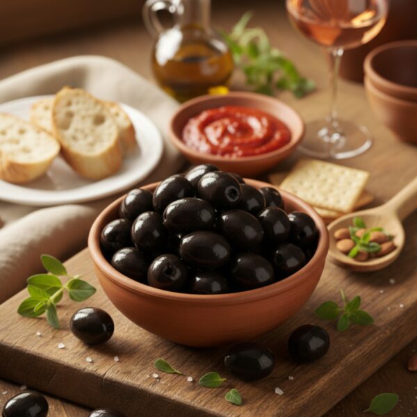 Olives noires entières Montperal