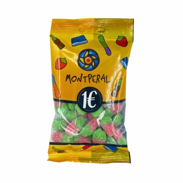 Mini fraises Bonbons acides Montperal