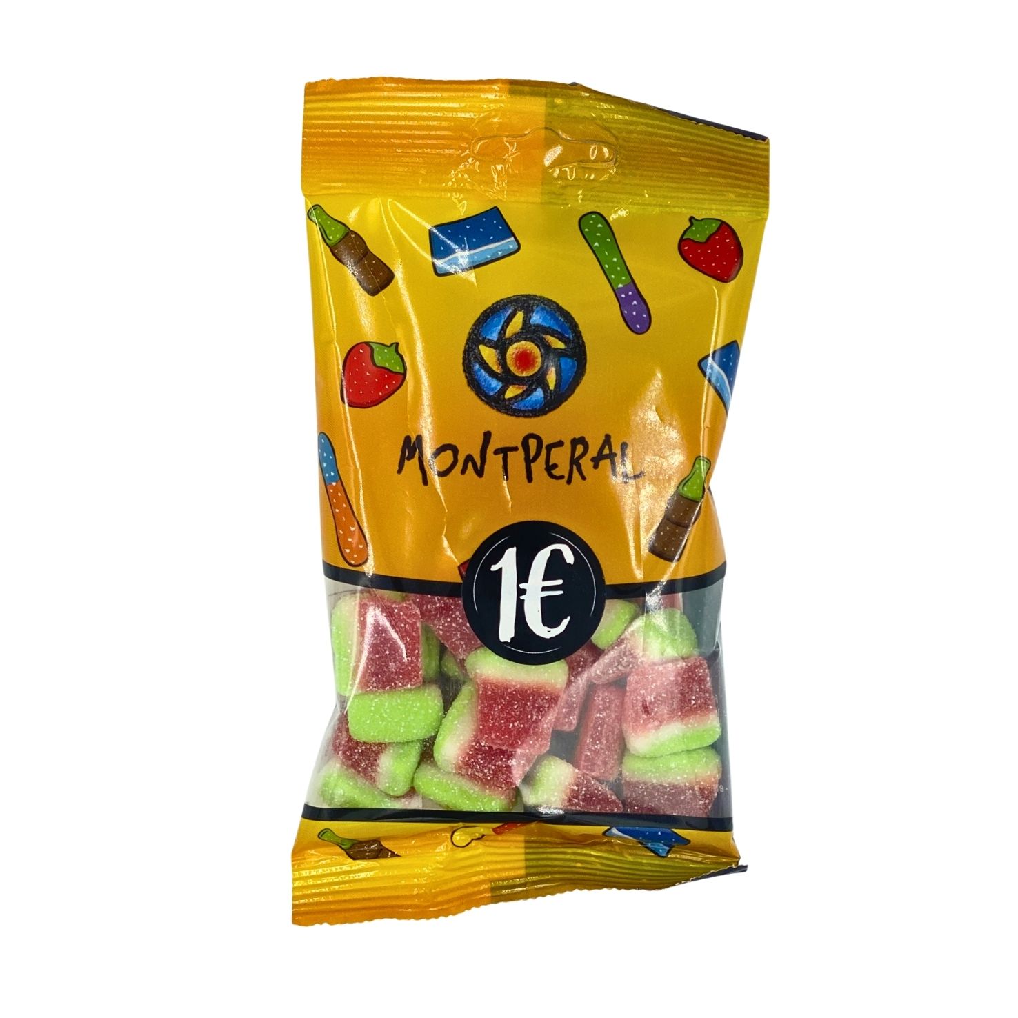 Mini pastèque Bonbons acides Montperal Mini pastèque Bonbons acides Montperal
